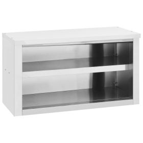 Kitchen Wall Cabinet 35.4"x15.7"x19.7" Stainless Steel