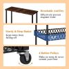 Four layer kitchen baker rack, vertical microwave oven rack, kitchen storage rack with wheels, suitable for kitchens and restaurants