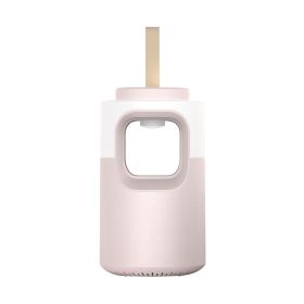 Carry USB Rechargeable Physical Mosquito Trap (Color: Pink)
