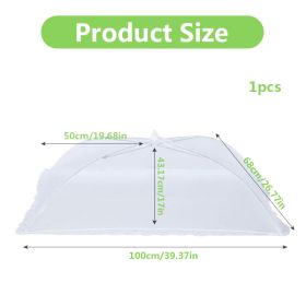 1pc/6pcs Plain Food Cover (size: Large (39.37in*26.77i))